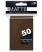  Protecții pentru cărți  Ultra Pro PRO - PRO-Matte Standard, Brown (50 buc.) - 1t
