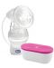 Pompă electrică portabilă de sân Chicco - Travel Pink, USB - 1t