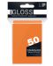 Protecții pentru cărți Ultra Pro PRO - Gloss Standard Size, Orange (50 buc.) - 1t