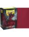 Protecții pentru cărți de joc Dragon Shiel - Matte Blood Red (100 buc.) - 2t