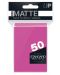 Protecții pentru cărți  Ultra Pro - PRO-Matte Standard, Bright Pink (50 buc.) - 1t
