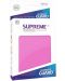 Protectoare pentru carduri Ultimate Guard Supreme UX Sleeves - Standard Size, Pink (80 buc.) - 1t