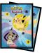 Protectoare pentru carduri Ultra Pro - Pikachu & Mimikyu (65 buc) - 1t
