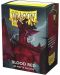 Protecții pentru cărți de joc Dragon Shiel - Matte Blood Red (100 buc.) - 1t
