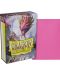 Protecții pentru cărți de joc Dragon Shield Diamond Sleeves - Small Matte Pink (60 buc.) - 2t