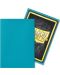 Protecții pentru cărți de joc Dragon Shield Sleeves - Small Matte Turquoise (60 buc.) - 3t