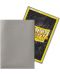 Protecții pentru cărți de joc Dragon Shield Sleeves - Small Matte Silver  (60 buc.) - 3t