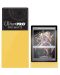 Protecții pentru cărți Ultra Pro - PRO-Matte Yellow Small (60 buc.) - 2t