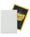 Protecții pentru cărți de joc Dragon Shield Sleeves - Small Matte White (60 buc.) - 3t