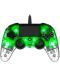 Controller Nacon за PS4 - Wired Illuminated Compact Controller, crystal green - 1t