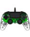 Controller Nacon за PS4 - Wired Illuminated Compact Controller, crystal green - 10t