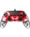 Controller Nacon pentru PS4 - Wired Illuminated Compact Controller, crystal red - 4t