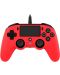Controller Nacon за PS4 - Wired Compact, rosu - 1t