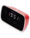 Boxă radio cu ceas Aiwa - CRU-19RD, roșie/neagră - 2t