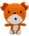 Jucărie manuală tricotată Wild Planet - Vulpe, 12 cm - 1t