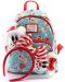Rucsac Loungefly Disney: Mickey Mouse - Snowman Mickey & Minnie - 4t