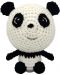 Jucărie tricotată manual Wild Planet - Panda, 12 cm - 1t