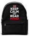 Rucsac ABYstyle Humor: Adult - Keep Calm And Read Manga - 1t