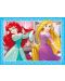 Puzzle-uri Ravensburger 4 de 12+16+20+24 piese - Printese Disney  - 3t