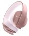 Casti gaming - Gold Wireless Headset, Rose Gold, 7.1,  roz - 4t