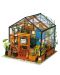Puzzle 3D Robo Time - Casa lui Katy pentru flori - 1t