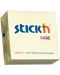 Notite adezive Stick'n - 76 x 76 mm, galben pastel, 400 file - 1t