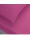 Set cearșaf cu elastic și feță de pernă TAC - 100% bumbac, pentru 100 x 200 cm, roz închis - 1t