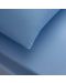 Set cearșaf cu elastic și feță de pernă TAC - 100% bumbac, pentru 100 x 200 cm, albastru - 1t