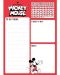 Planner saptamanal Mickey Mouse, A5, 54 de file - 1t