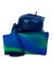 Sticluță pliabilă din silicon Cool Pack Pump - Zebra Blue, 600 ml - 2t