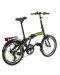 Bicicleta de oras pliabila CAMP - Q10, 20", negru/galben - 5t