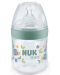 NUK for Nature Silicone Soother Bottle - 150 ml, mărimea S, verde - 1t