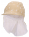 Pălărie cu gât din material textil și protecție UV 50+ Sterntaler - La puncte, 51 cm, 18-24 luni - 1t
