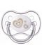 Suzeta din silicon Canpol Newborn Baby, simetrica - 6-18 luni, Inima - 1t