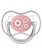 Suzeta din silicon Canpol Newborn Baby, simetrica - 6-18 luni, Floare - 1t