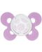 Suzeta de silicon Chicco - Physio Comfort, 6-12 luni, buline roz - 1t