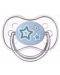 Suzetă de silicon Canpol Newborn Baby, în formă de cireș, 6-18 luni, albastră - 1t