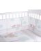 Set 2 piese lenjerie de pat pentru patut bebe  Kikka Boo Fantasia - EU style, 60 x 120 cm - 4t