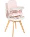 Scaun de masă înălţător KikkaBoo - Pappo, Pink - 6t