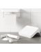 Suport pentru hârtie igienică și raft Umbra - Flex Adhesive, alb - 9t