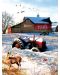 Puzzle SunsOut de 1000 piese - Greg Giordano, Tractor on the Farm - 1t