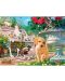 Puzzle-ghicitoare luminos Master Pieces de 550 piese - O dupa-amiaza in parc, Stive Reed - 2t