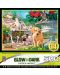 Puzzle-ghicitoare luminos Master Pieces de 550 piese - O dupa-amiaza in parc, Stive Reed - 1t