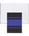 Caiet Hugo Boss Gear Matrix - A5, cu linii, albastru - 2t