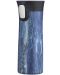 Cana termica Contigo Pinnacle Couture - Blue slate, 420 ml - 4t