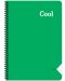 Caiet Keskin Color - Cool, A4, linii late, 72 de foi, asortiment - 2t