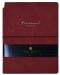 Caiet Victoria's Journals Kuka - Burgund, copertă plastică, 96 de foi, format A5 - 1t