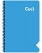 Caiet Keskin Color - Cool, A4, linii late, 72 de foi, asortiment - 1t
