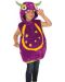 Costum carnaval copii Heunec - Monstru amuzant, violet, 4 -7 ani  - 1t