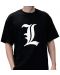 Tricou ABYstyle Animation: Death Note - L Tribute - 1t
